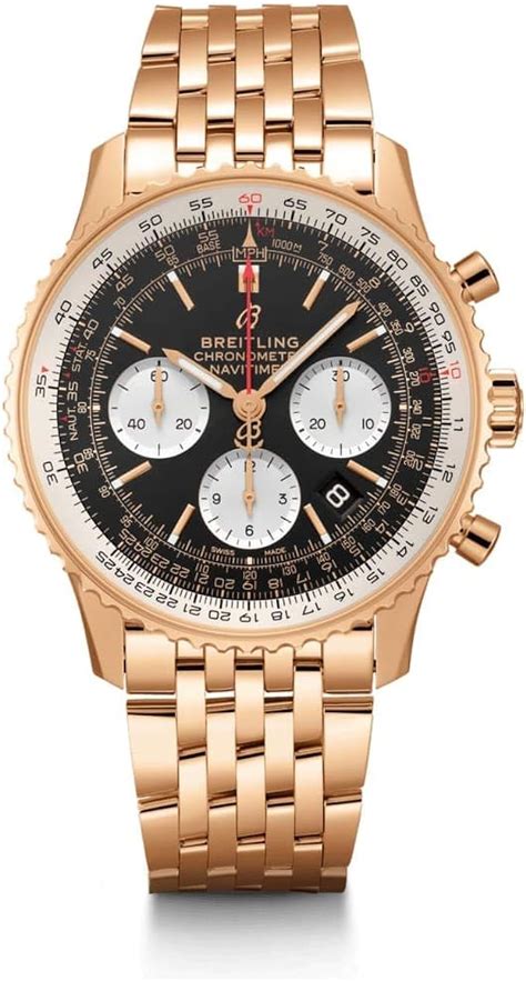 breitling navitimer qp gold|breitling rose gold watch.